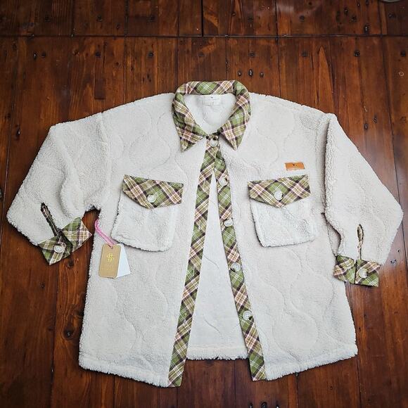 Simply‎ Southern youth medium Sherpa jacket NWT - Picture 1 of 7